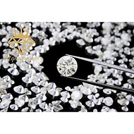 (Size từ 4-7.5 ly) Kim cương nhân tạo Moissanite giác cắt Round - Nước D - Độ tinh khiết FL