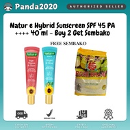 Natur e Hybrid Sunscreen SPF 45 PA ++++ Buy 2 Get Groceries