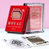 ROYAL 100% PLASTIC WASHABLE PLAYING CARD GREAT QUALITY CASINO GRADE POKER CARDS / KAD JUDI PLASTIK