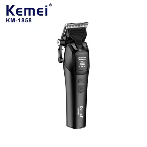 Kemei DLC blade electric hair clipper hair salon professional wireless USB rechargeable hair clipper