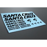 Santa Cruz fixie bike Cutting sticker