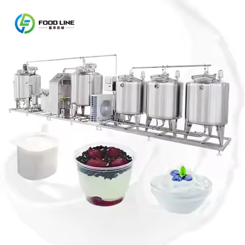 Goat milk manufacturing Greek yogurt yogurt manufacturing Automatic processing plant Machine line an