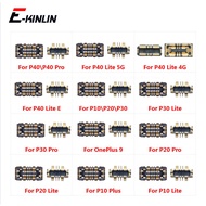 2pcs/lot FPC Connector Battery Holder Clip Contact For HuaWei P10 P20 P30 P40 Lite E Pro Plus On Main Board Flex Cable Repair Parts