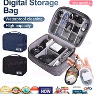 【SG】Travel Cable Bag Portable Digital Storage Pouch Waterproof Electronic Accessories Storage Bag Or