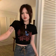 JOY BABE style crop top, slim form, short-sleeved style crop top 1C SUMCRON 5