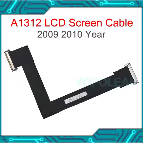 Original LCD LED LVDS Screen Display Video Flex Cable 593-1281 A 593-1028 For iMac 27" A1312 2009 20