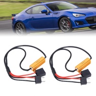tomvorks H7 LED Decoders 2pcs 50W 6ohm Load Resistors Compatible with Car Headlights & Turn Signals 
