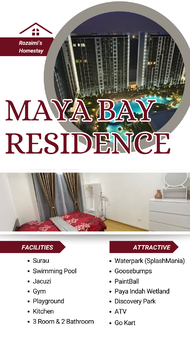 Pangsapuri 818 m² dengan 3 bilik tidur dan 2 bilik mandi peribadi di Bandar Gamuda Cove (Rozaimi Hom