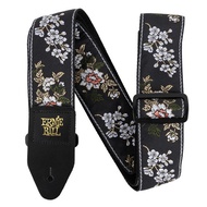 ERNIE BALL ERNIE BALL 5362 Guitar Strap JACQUARD WHITE BLOSSOM