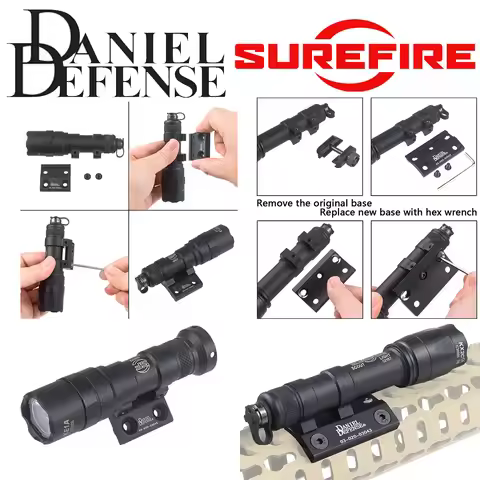 Surefire M300B M600B Flashlight M300 M600 Series Light Lamp Surefire Torch M300C With Daniel Defense