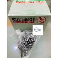 Rivet Bunnings 550 (4mm x 12.7mm) Small Pack 100 pcs / 1 box 1000 pcs Rivets