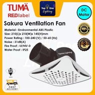 🔥FREE SHIPPING🔥Tuma Sakura DC Motor Ventilator Fan / Ceiling Mounted Exhaust Fan / Kipas Exhaust Sil