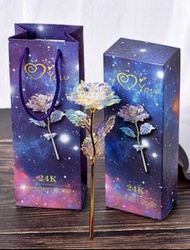 24K Golden Rose Gift Set