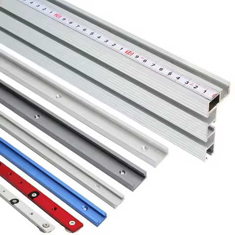 19/30/45/75Type Aluminium Alloy T-tracks Slot Miter Track Jig Miter Bar Slider Table Saw Router Tabl