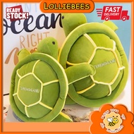 Fluffy Cute Plushie Turtle Plush Toy Anak Patung Comel Kura Kura Penyu Sulam Terengganu