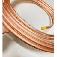 AIRCOND COPPER TUBE 1/4 2HUN 3/8 3HUN 1/2DEWPOINT FEET 冷气 铜管 铜喉