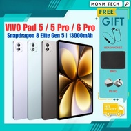 VIVO Pad 5 Pro / Vivo Pad 5 / Vivo Pad 6 Pro | 13.2" 4K TrueColor Display | Snapdragon 8 Elite Gen5 