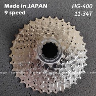 11-34T Sprocket 9 speed HG-400 11-34T Cassette 9sp Cassette 9 speed - Goes Store87