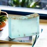 Handmade Soap Rosemary Dried Flower Essential Oil Soap Face Wash Bath Shampoo Natural Blackhead Remo