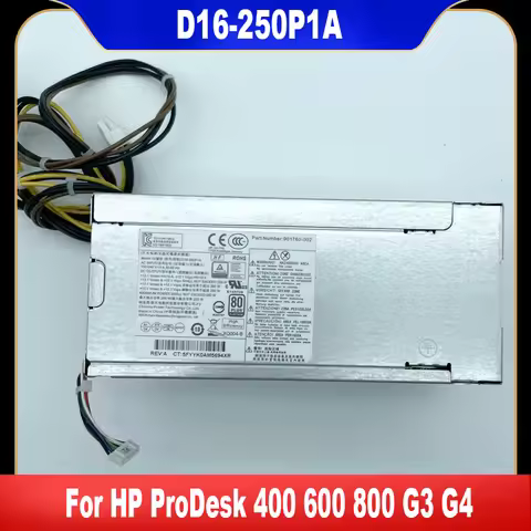 D16-250P1A New For HP ProDesk 400 600 800 G3 G4 Power Supply 250W PCH022 L08417-002 901761-002 High 