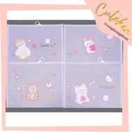 Cute Transparent Cartoon A4 Document and Test Bag for Students at Cheap Price