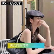 キャスケット ハンチング UV 紫外線 カット キャスケット ハンチング UV 紫外線 カット RX UVCUT 秋冬 女性用 和風 レトロ プログレッシブ ハット 顔 見せ 高級 ベレー 帽 万能 