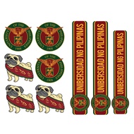 UP Diliman 9 Pieces Car Sticker package, UP fight, University of the Philippines Car Sticker Package