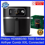 Philips HD9880 Airfryer Combi XXL Connected. HD9880/90 7000 Series. Rapid CombiAir. Food Thermometer.