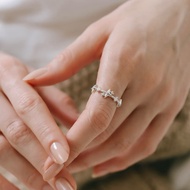 999-Soft Real Silver Optical Ring