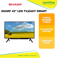 SHARP 42" LED TV,EASY SMART SHA-2TC42DF1X