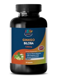 [USA]_Sport Nutrition  Vitamins USA natural brain booster - GINKGO BILOBA 120MG - gingko biloba leaf