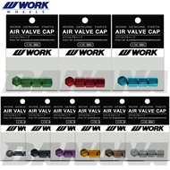 Japanese Original WORK Universal Valve Cap Air Aluminum Valve Cap Valve Cap Multi-Color Aluminum Val