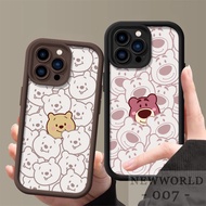 Casing Case Samsung A53 A54 A55 A71 A72 A73 4G 5G S20 FE S21 Lite S21+ S22 Ultra S23 S24 Cute Bear C