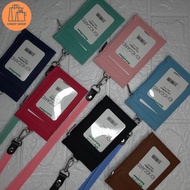 NCW-02>>5Card Slot Holder Business Credit Card work ID card &ID student key chain, small wallet with