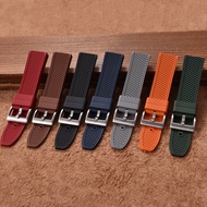 HAISCH FKM Rubber Watch Strap 18mm 20mm 22mm 24mm Bullet Shape Quick Release Watch Bands Diving Wate