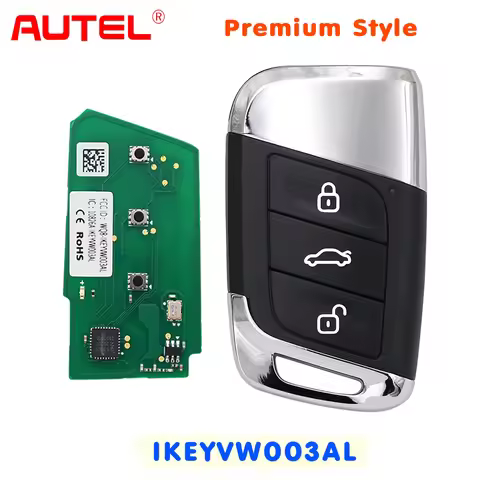 AUTEL IKEY Premium Style Smart Remote Key IKEYVW003AL 315/433MHz for VW MQB work with MaxiIM KM100 K