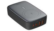 LDNIO Q4010 PD 140W Super Fast Charge + Wireless Charge อะแดปเตอร์พอร์ต การชาร์จ เครื่องชาร์จไร้สาย
