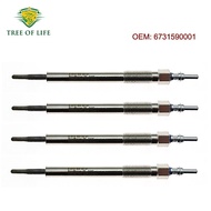 5V Glow Plug 6731590001 For Ssangyong Tivoli D16F 2015 2016 2017 2018 2019+ XLV SUV 2016+ 1.6 Korand