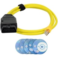 ENET Date Cable Compatible with BMW F-Series ICOM OBD2 Interface Cable Compatible with BMW OBD2 Scan