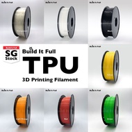 [SG Stock] Flexible / TPU 95A Filament 0.8kg for 3D Printer Artillery Anycubic Creality Elegoo