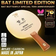 Top 70Th Anniversary Butterfly Effort Blade Bat Pingpong Limited