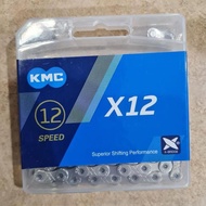 Promo KMC X12 12 speed silver 12s YBN chain bicycle chain COD