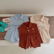 Newborn Baby Clothes Suit Baby Girl Set  Baby Boy Set Baby Boys Girls T-shirt Shorts 2 Piece Set