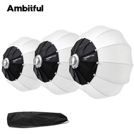 Ambitful 65cm 85cm ráp đèn lồng Softbox nhanh chóng-cài đặt xách tay hình tròn Softbox ánh sáng nhan