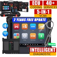 Autel Scanner MaxiSys Ultra Car Intelligent Diagnostic Scan Tool with 5-in-1 VCMI, J2534 ECU Programming &amp; Coding, Topology Map,2 Year Free Update