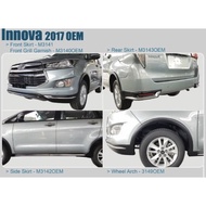Toyota innova 2017 2018 2019 OEM bodykit body kit front side rear skirt lip fender arch cover