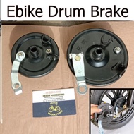 Ebike Electric Bicycle Tricycle e Scooter Front Drum Brake Pads Brake HUB Depan E-bike