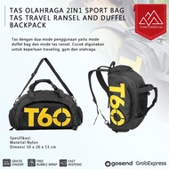 Fitness Gym Sport Bag Travel Bag Duffel Backpack