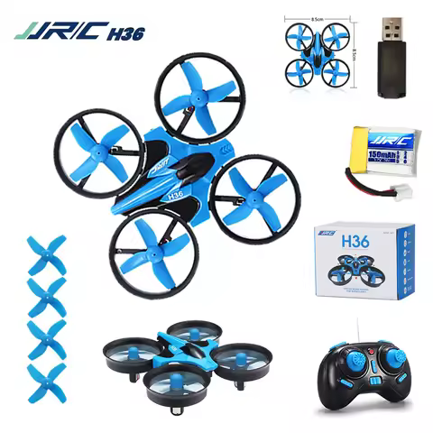 JJRC H36 Mini Rc 2.4G Drone 6-axis Headless Mode UAV Collision Avoidance Helicopter 360° Flipping Qu