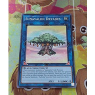 [ Peanut ] Yugioh Link Card CR03-AE189 Sunavalon Dryades (R)